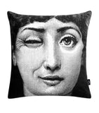 Fornasetti Tema e Variazioni No. 82-130 cushion 40cm x 40cm - British product