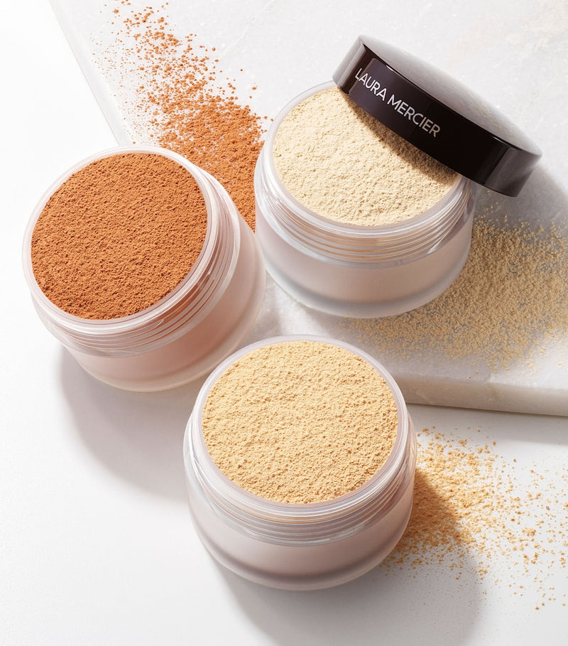 Laura Mercier translucent loose setting powder honey shade, UK version