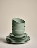 12 Piece Everyday Stoneware Dinner Set, imported from the UK