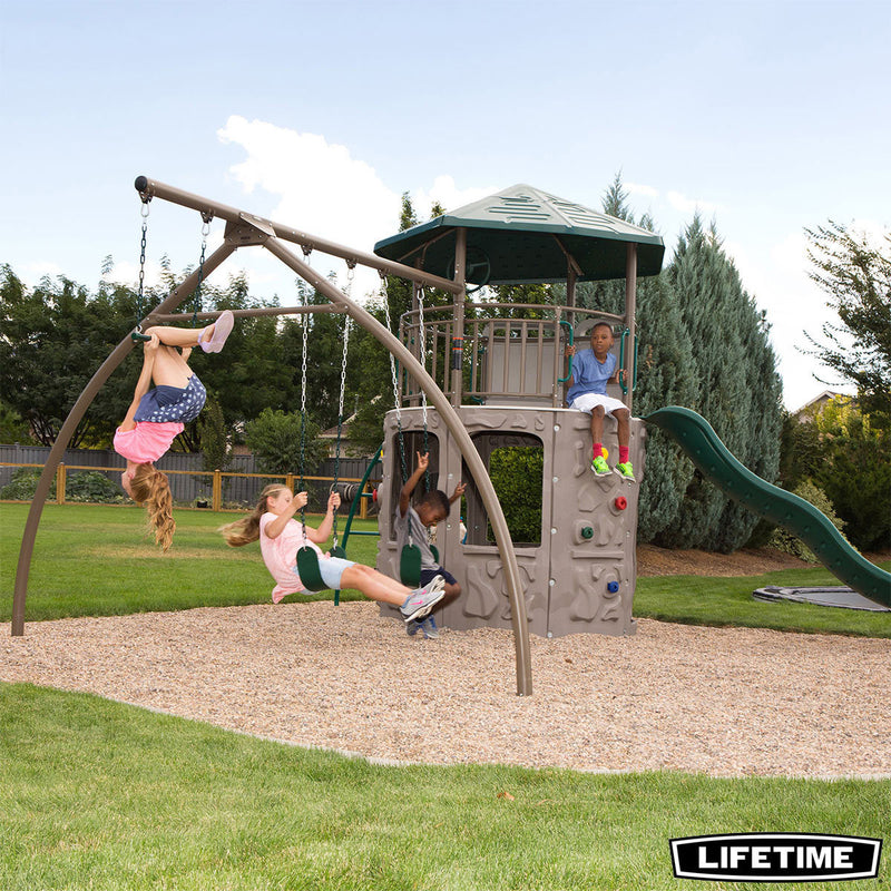 Lifetime Adventure Tower outdoor playset for children ages 3-12 - British product