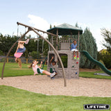 Lifetime Adventure Tower outdoor playset for children ages 3-12 - British product