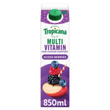 Tropicana multivitamin mixed berries fruit juice 850ml (British brand)