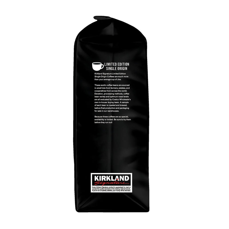 Kirkland Signature Peru Medium Roast Whole Coffee Beans 907g, UK version