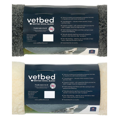Vetbed Luxurious Pet Bedding in 2 Options 100cm x 75cm