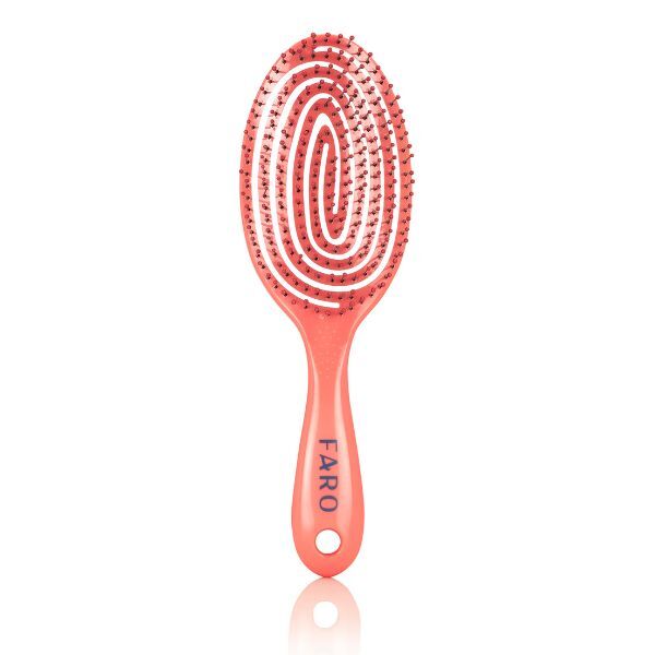 FARO Glide ventilated hair brush for all hair types - British product