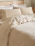 Yard Natural Lark Muslin 100% Cotton Duvet Cover and Pillowcase Set