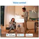 Philips Wiz E14 Colour Smart LED Wi-Fi Mini Globe light bulb, imported from the UK