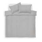 Argos Home Crinkle Grey Duvet Cover Set King Size - British product