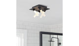 Argos Home Metal 4 Light LED Bathroom Flush Ceiling Light