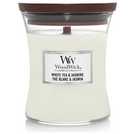 WoodWick medium jar candle White Tea & Jasmine (British brand)