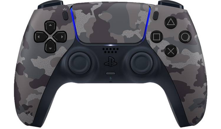 Sony DualSense PS5 Wireless Controller Grey Camo (British brand)