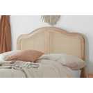 Birlea Oak Rattan Bed Frame Double - British product