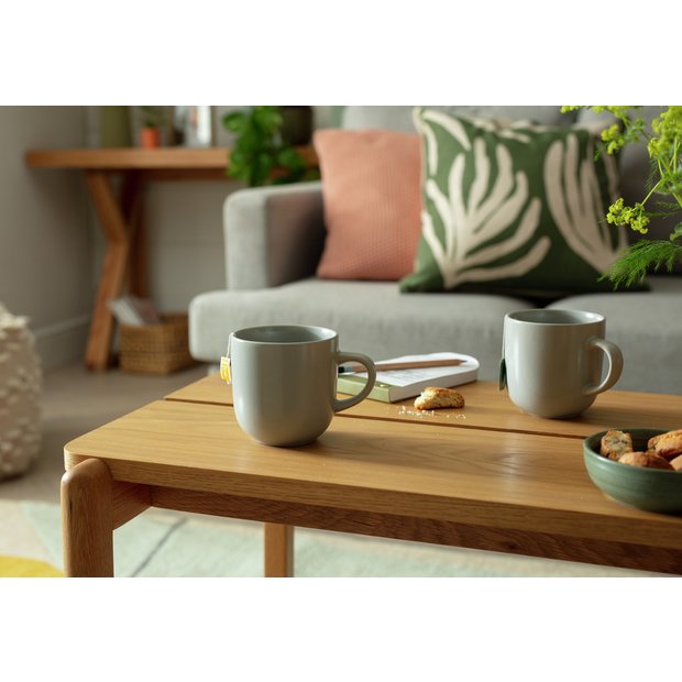 Habitat Matte Grey mugs 420ml, UK version