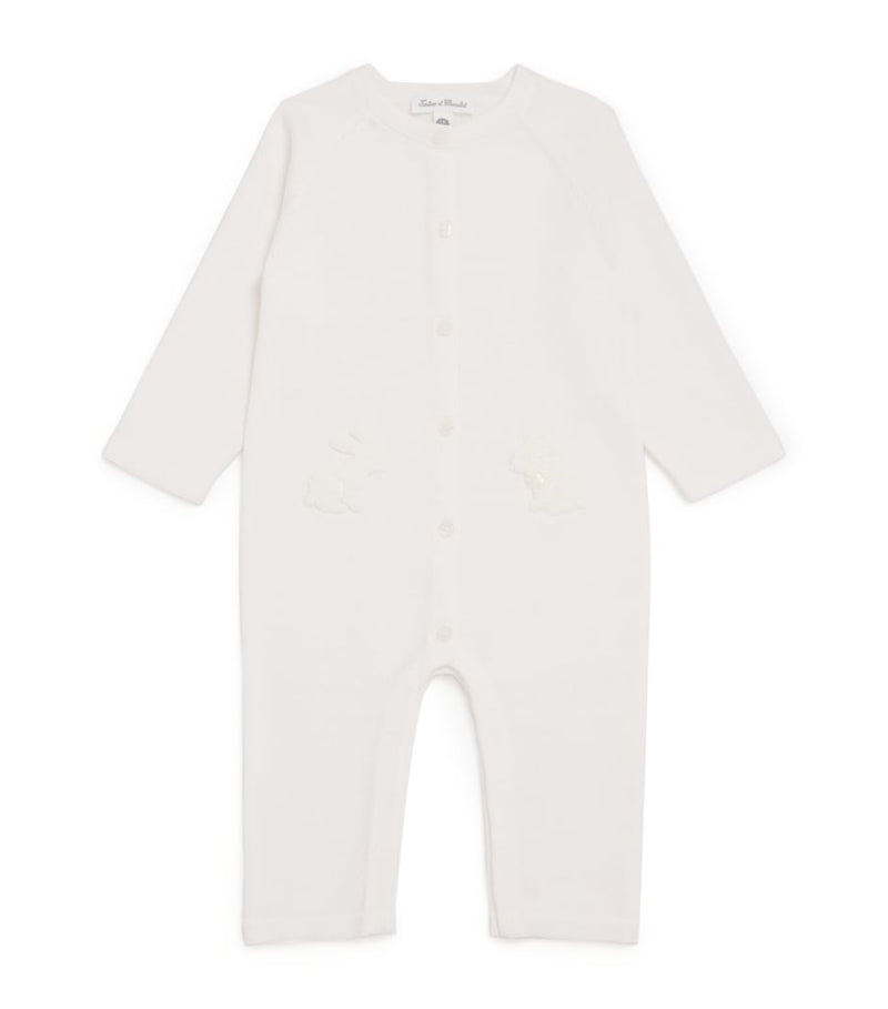 Tartine et Chocolat cotton rabbit jacquard baby playsuit 1-24 months (British brand)