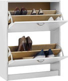 Argos Home white shoe storage cabinet - British product