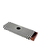 Fornasetti Egocentrismo rectangular box with removable wooden drawer, 10x30x3.3cm - British product