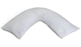 Habitat V Shaped Maternity Support Pillow with Pillowcase White 92x41cm