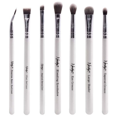 Nanshy Eye Brush Set 7pc Eyeshadow Brushes White
