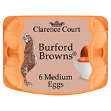 Clarence Court Burford Brown 6 Medium Free Range Eggs