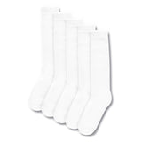 M&S KIDS Collection 5pk of Knee High Socks, White, 6-8