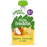 Little Freddie Organic Apples, Bananas & Oats Baby Food Pouch 6+ M