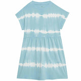 M&S Cotton Rich Tie Dye Jersey Dress, 7-8 Years, Aqua