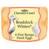 Clarence Court Braddock White 6 Free Range Duck Eggs