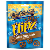 Flipz Milk Chocolate Coated Pretzel Snack Pouch