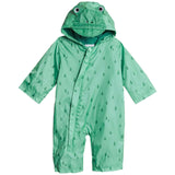 M&S Hooded Frog Puddlesuit, Green Mix 12-18 M