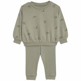 M&S Khaki Leggings Outfit, 12-18 Months, Khaki