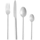 M&S Collection Manhattan Brushed Cutlery Set, Silver