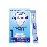 Aptamil 1 First Infant Baby Milk Formula Tabs from Birth 120 Tabs