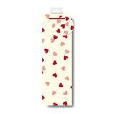 Woodmansterne pink hearts bottle gift bag - British product
