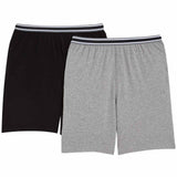 M&S Mens Pure Cotton Pyjama Shorts, 2XL, Blue