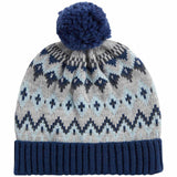 M&S Kids Fair Isle Winter Hat, 3-6, Navy Mix