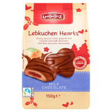 Lambertz Lebkuchen Milk Chocolate Hearts with Apricot Filling