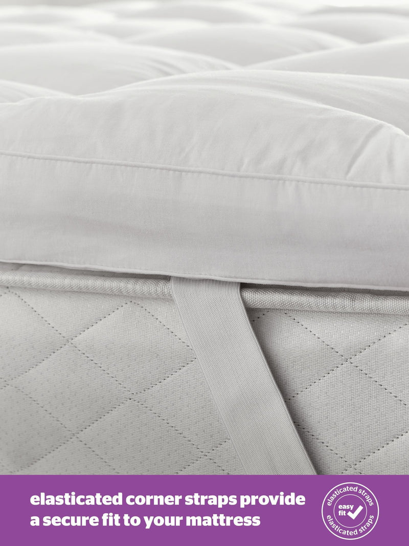 Silentnight White Deep Sleep Ultimate 1000 Extra Deep Mattress Topper