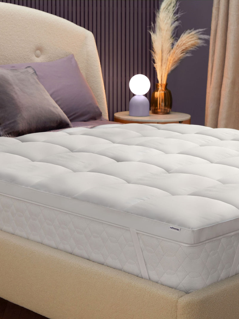 Silentnight White Deep Sleep Ultimate 1000 Extra Deep Mattress Topper
