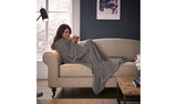 Silentnight Snugsie Wearable Blanket with Sleeves Grey Large