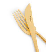 24-Piece Stainless Steel Cutlery Set with Brushed Finish