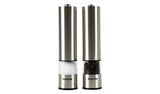 Salter Electronic Stainless Steel Salt and Pepper Mill Set - Silver