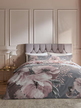 Catherine Lansfield Pink Dramatic Floral Duvet Cover and Pillowcase Set