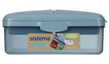 Sistema Quaddie Lunch Box with 275ml Bottle