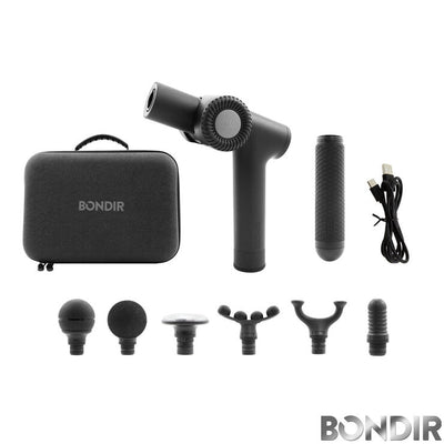 Bondir R2 Pro Relieve + Recover Percussive Massage Gun Black 1.8kg