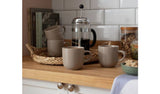 Habitat Mushroom Mugs Matte Grey Stoneware Mugs Set of 4