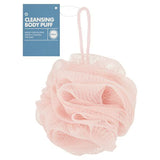 Superdrug Body Puff Pink Cleansing Sponge