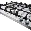 Smeg Cucina stainless steel 60cm gas hob (British brand)