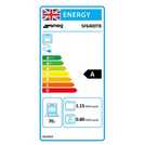 Smeg black built-in electric oven with 70L capacity (British brand)