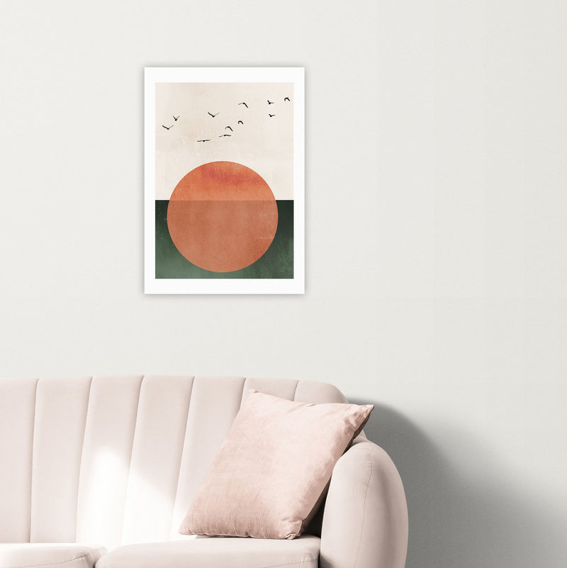 East End Prints Rising Sun wall print A2, imported from the UK