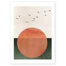 East End Prints Rising Sun wall print A2, imported from the UK